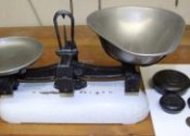 Vintage avery weighing scales